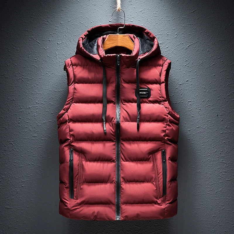 Heren Bodywarmer Warm Gewatteerd Waterdicht