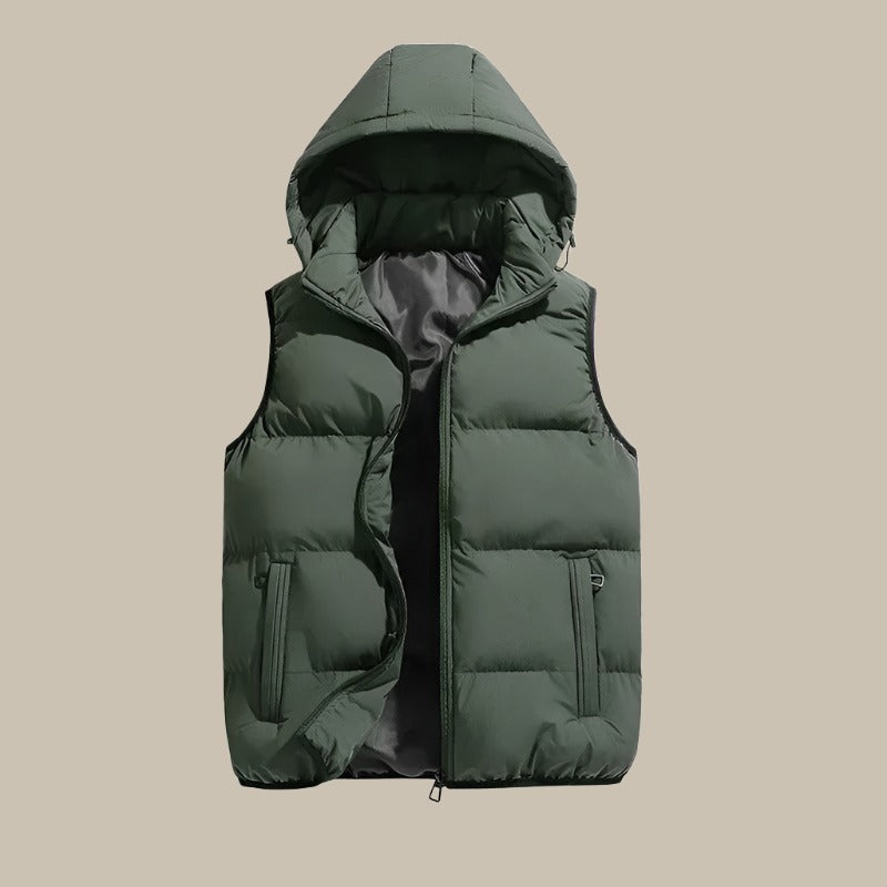 Heren Bodywarmer Met Capuchon Comfortabel Warm Isoleren - StudioMarella