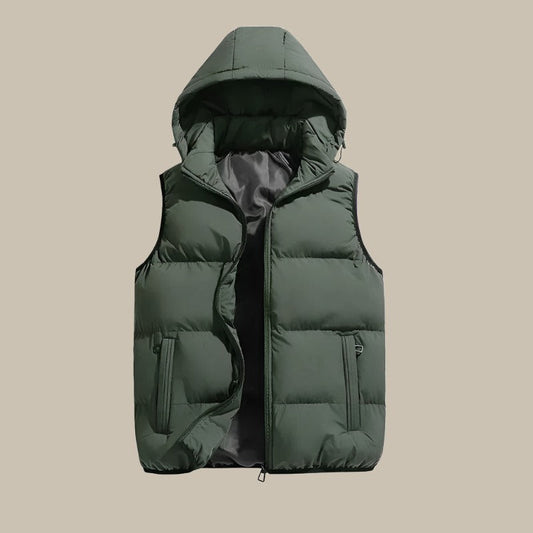 Heren Bodywarmer Met Capuchon Comfortabel Warm Isoleren - StudioMarella