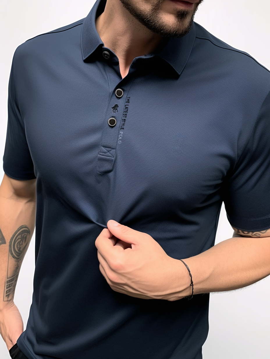 Heren Polo Shirt Stretch Kreukvrij Comfortabel