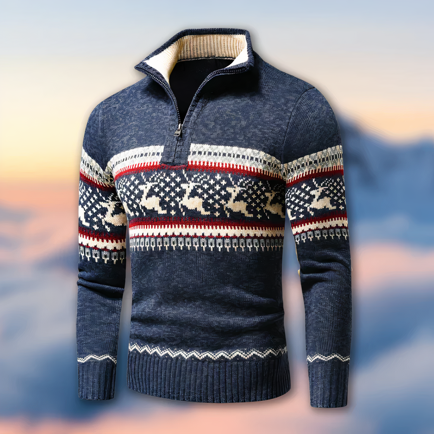 Gebreide Kersttrui Heren Leuke Feestelijke Design