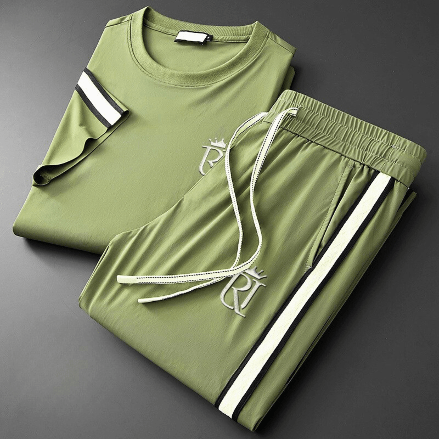 Heren Athleisure Set Comfortabel Casual Royal Design