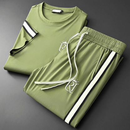 Heren Athleisure Set Comfortabel Casual Royal Design