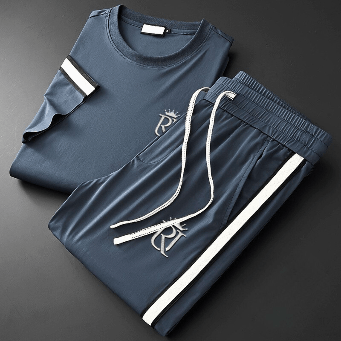 Heren Athleisure Set Comfortabel Casual Royal Design