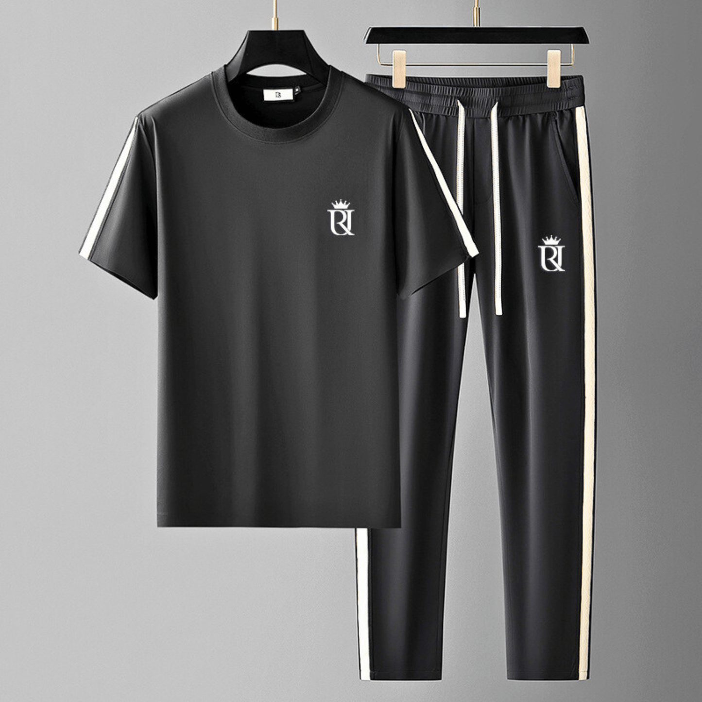 Heren Athleisure Set Comfortabel Zacht Sportief