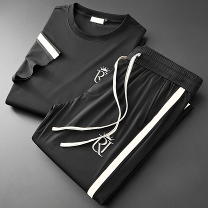 Heren Athleisure Set Comfortabel Zacht Sportief