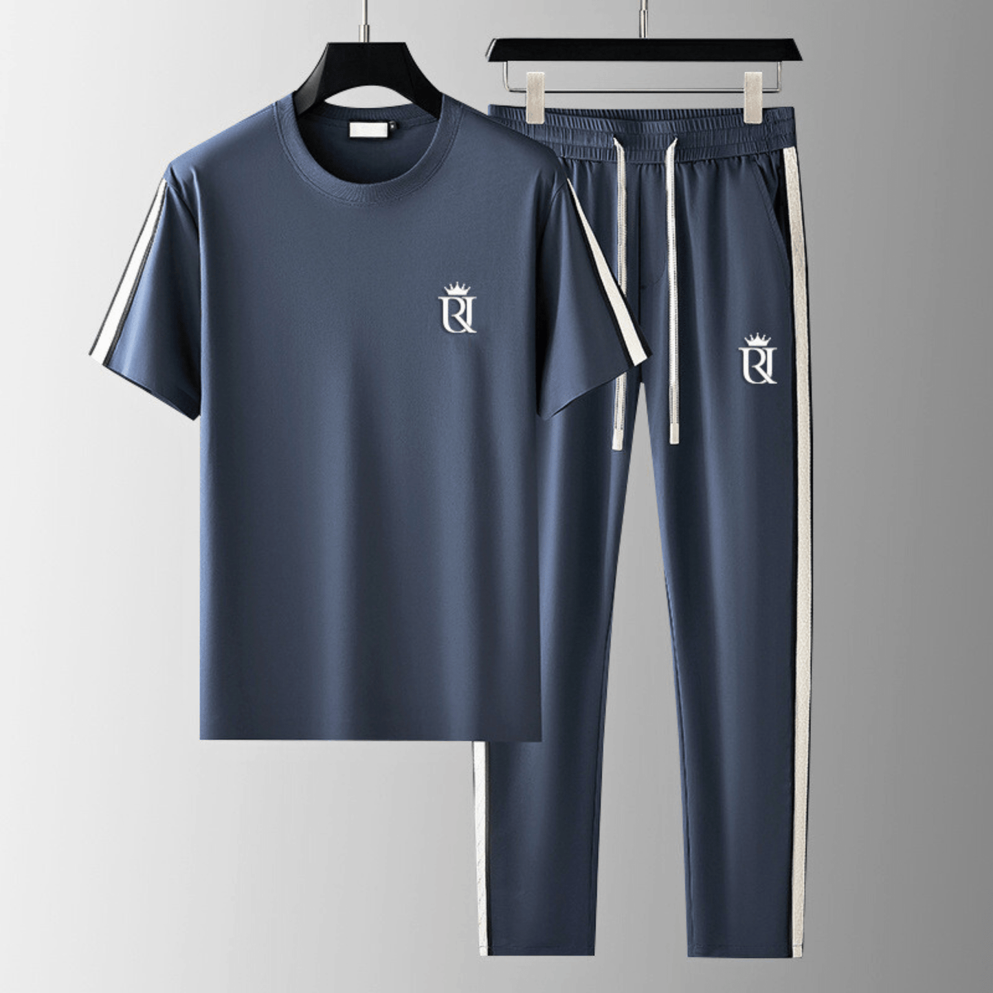 Heren Athleisure Set Comfortabel Casual Royal Design