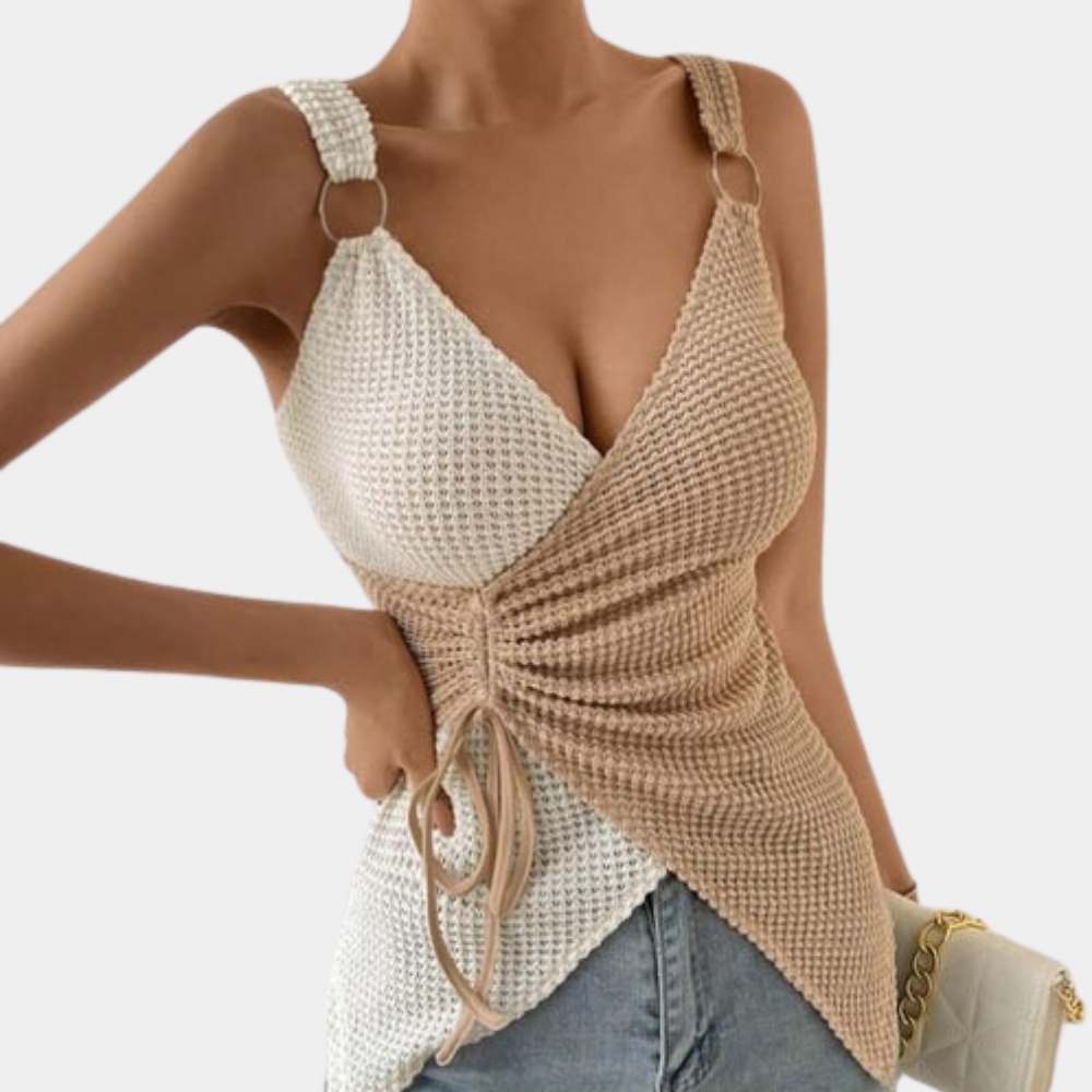 Mouwloze Top met Tijdloos Design voor Vrouw - StudioMarella