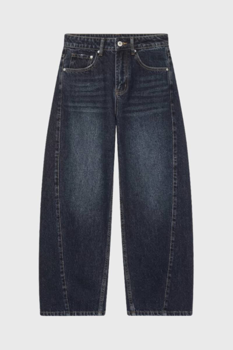 Dames Jeans Wijde Fit Hoge Taille Vintage Stijl - StudioMarella