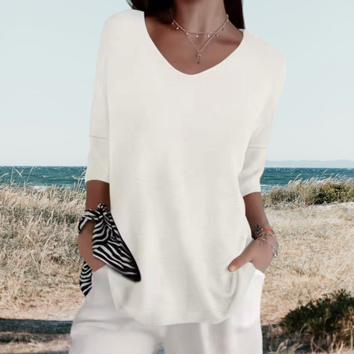 Elegante Top voor Vrouw Bianca Stijl