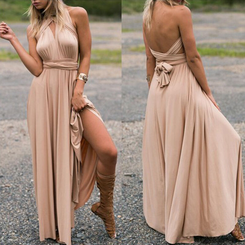 Elegante Jurk voor Bruiloft en Feesten - Multiway Maxi Jurk