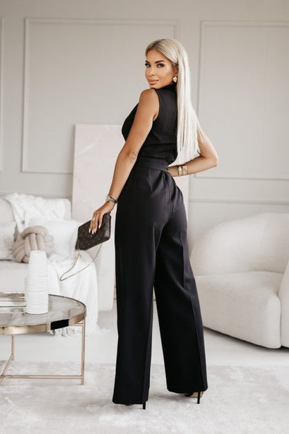 Dames Jumpsuit Zonder Mouwen Elegant en Flatteus