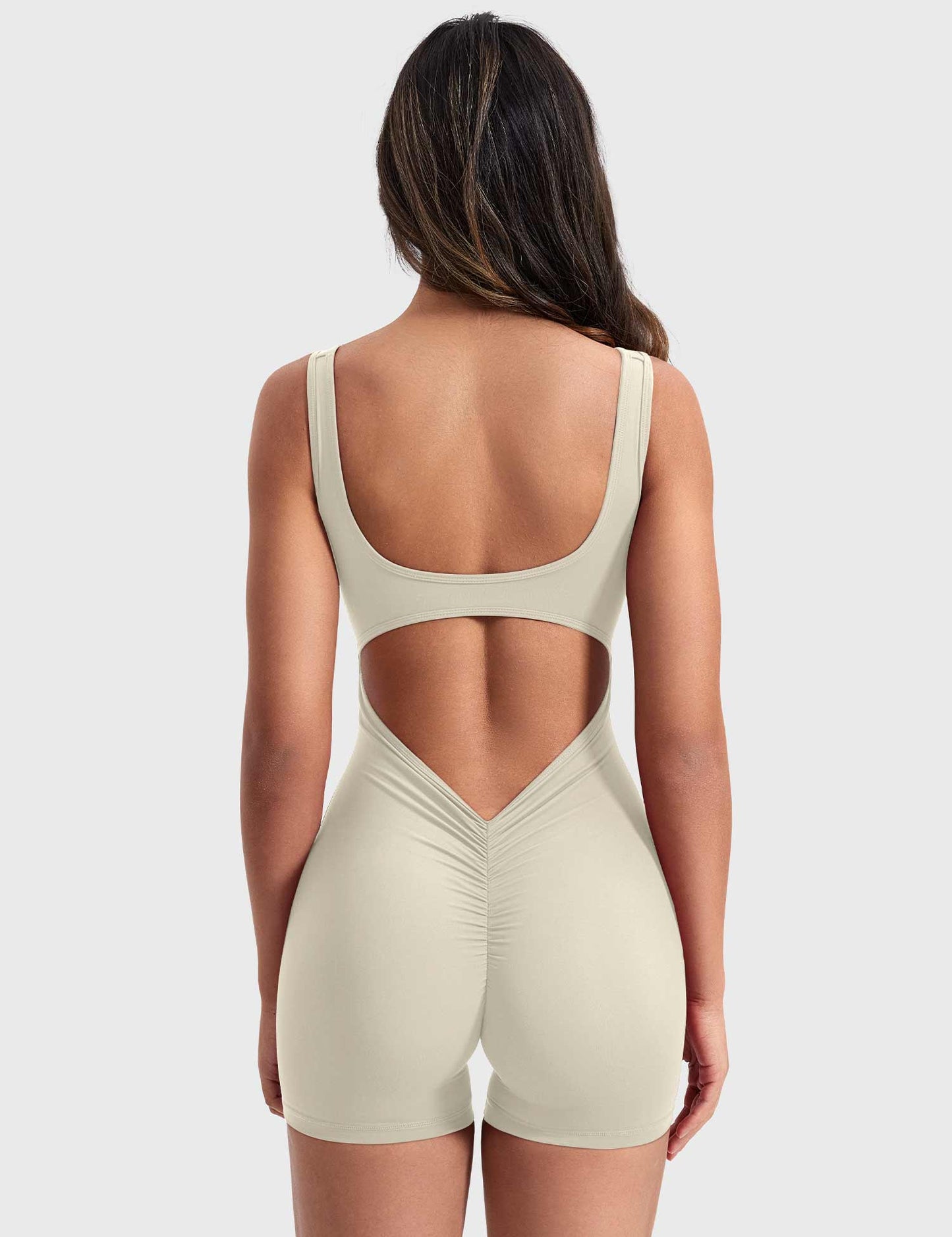 Vrouwelijke Romper met V-hals Elegant Design