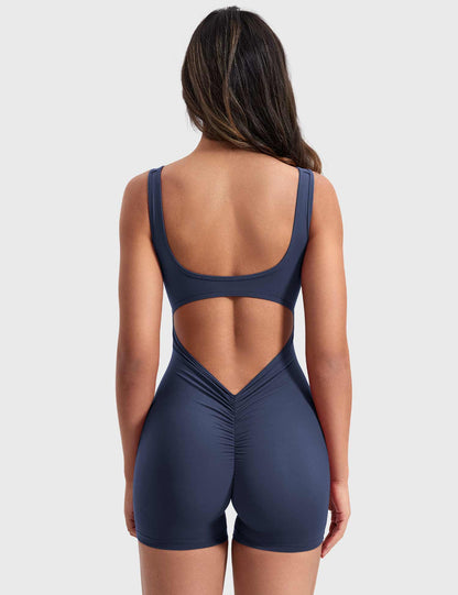 Vrouwelijke Romper met V-hals Elegant Design
