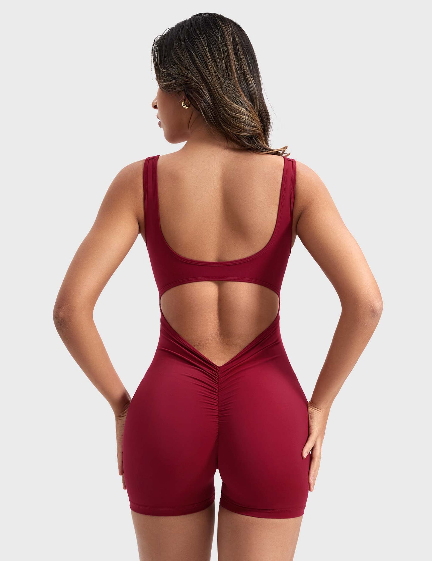 Vrouwelijke Romper met V-hals Elegant Design