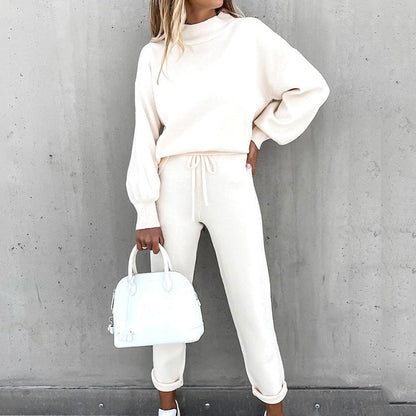 Dames Lounge Set Zacht Trui en Joggingbroek Comfortabele Kleding