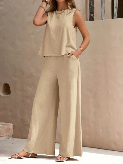 Dames Broeken Elegant Casual Set Zwart